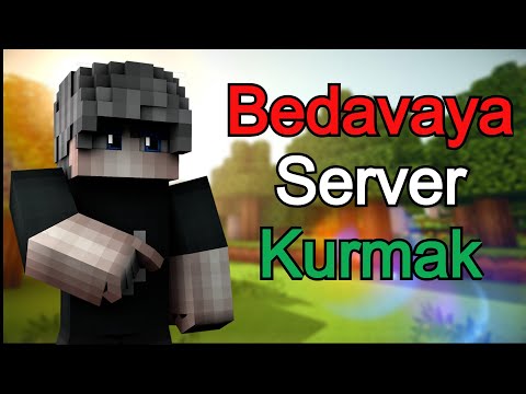 MİNECRAFT BEDAVA 7/24 AKTİF SERVER AÇMAK 2022 Sesli Anlatım