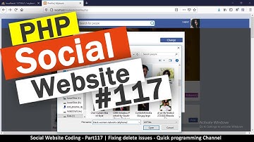 Social Website from scratch - Part 117 - Fixing some delete issues | OOP PHP with MYSQL Database