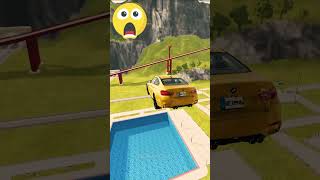 jumping premium cars in the waterpool #beamng