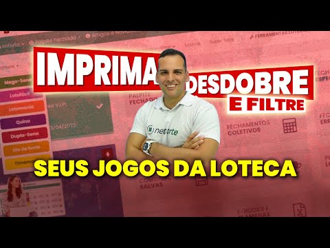 ?Imprima, desdobre e filtre seus jogos da LOTECA com este programa