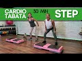 30-Minute High-Intensity Step Aerobics Workout with Tabata Intervals