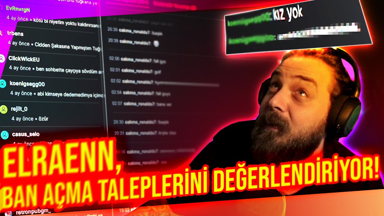 ELRAENN BAN AÇMA TALEPLERİNE BAKIYOR | OCAK 2022