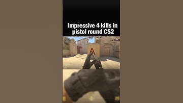 Impressive 4 kills in pistol round CS2 #cs2 #cs2clips #gaming #shorts #cs2moments #cs2skins #csgo