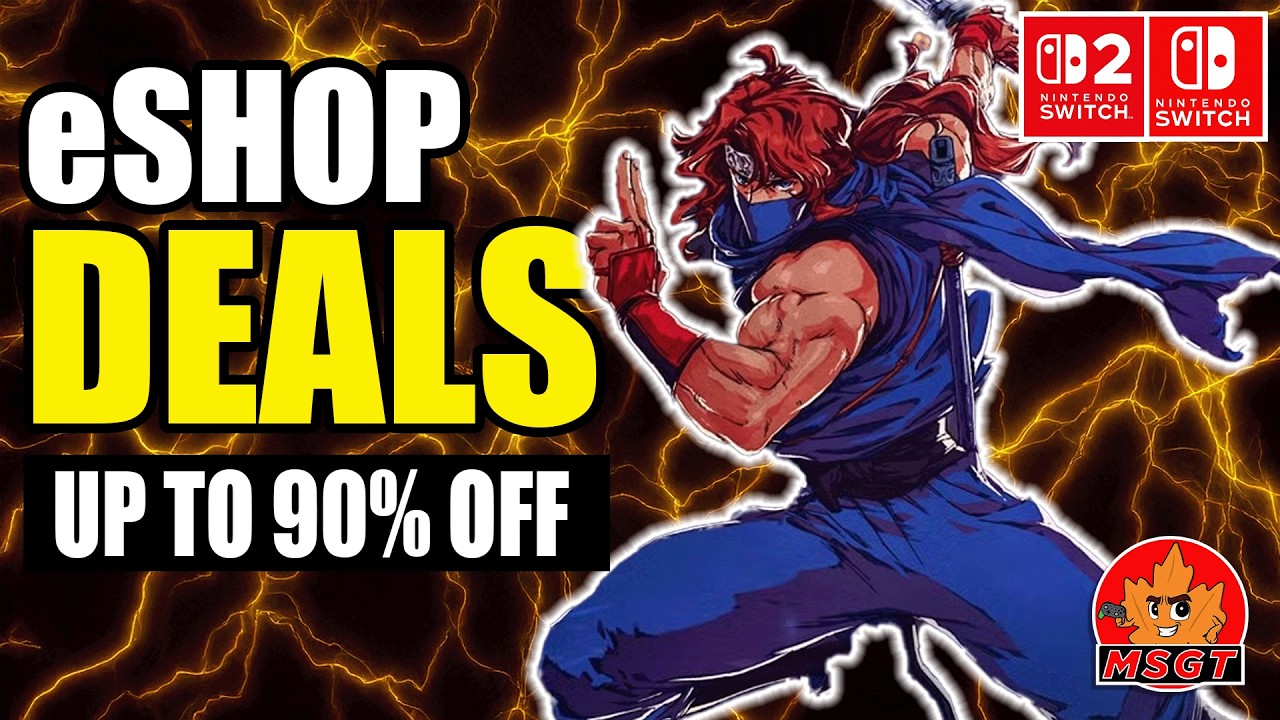 ВНИМАНИЕ! РАСПРОДАЖА В eSHOP! 25 лучших игр для Nintendo Switch и Switch 2 со скидками до 90%