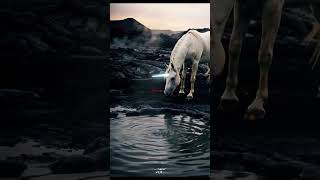 Unicorn near volcano 🦄🌋 #unicorn #magic #volcano