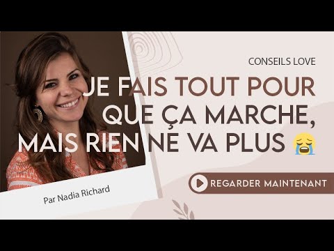 J'ai tout essayé mais ça ne va plus 💔