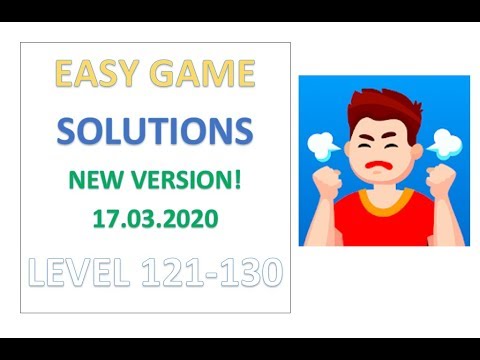 Easy Game Answers Level 121 122 123 124 125 126 127 128 129 130 Solutions Walkthrough