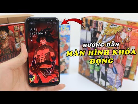 Hướng dẫn tạo hình nền động trên màn hình khóa của điện thoại Android - Màn hình khóa Anime động