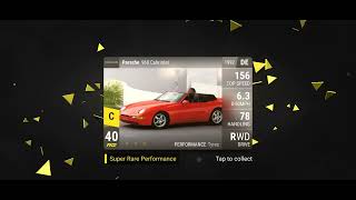 Opening a Porsche premium pack in top drives