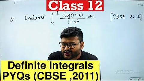 Definite Integrals  Important  Question  I Imp Previous Years Question I Class 12 Math I Ashish Sir