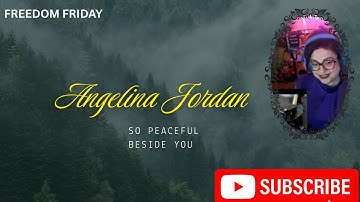 Freedom Friday |  Angelina Jordan "So Peaceful Beside You" First Reaction