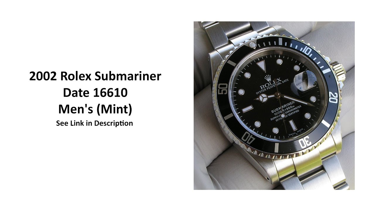 rolex submariner 16620