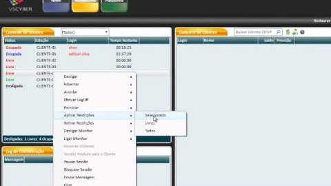 Aplicar as restrições no VSCyber