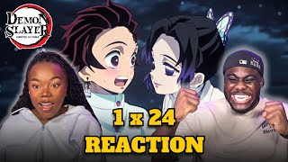 Anime Hater Girlfriend First Time Watching Demon Slayer Season 1 Episode 24