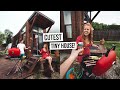 Self Isolation VACATION! - Adorable Tiny House Tour & BBQ Cookout in Cincinnati 😍