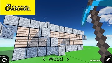 Game Builder Garage - Minecraft Recreated