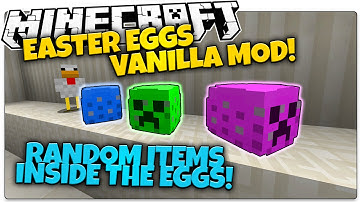 Minecraft | EASTER EGG HUNT! | No Mods | Eggs Contain Random Items! (Minecraft Vanilla Mod)