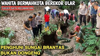 East Java is giving goosebumps!! Nyi Blorong, a river dweller, appears to be guarded by a giant p...