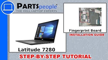 Dell Latitude 7280 (P28S001) Fingerprint Board How-To Video Tutorial