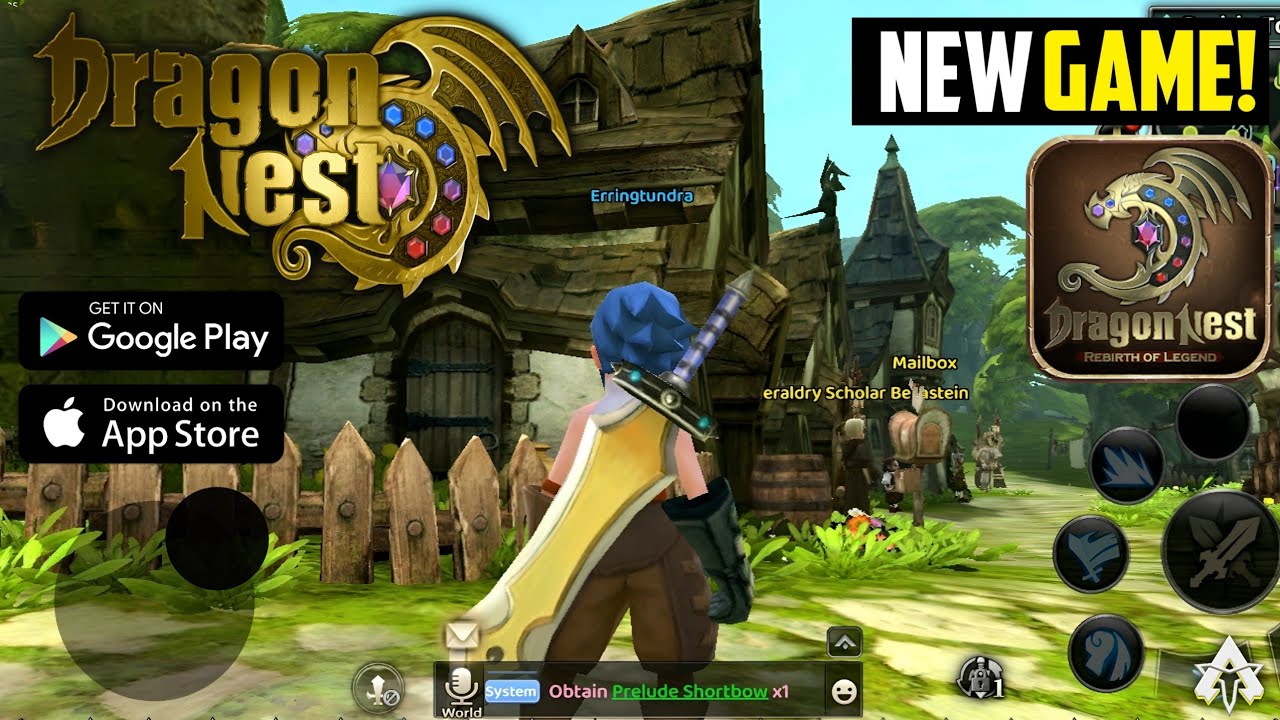 Dragon Nest: ROL Mobile Gameplay - Android/iOS | New Open-World MMO RPG Game!