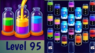 Chaos drink sort: Water puzzle level 95 Gameplay walkthrough solution 