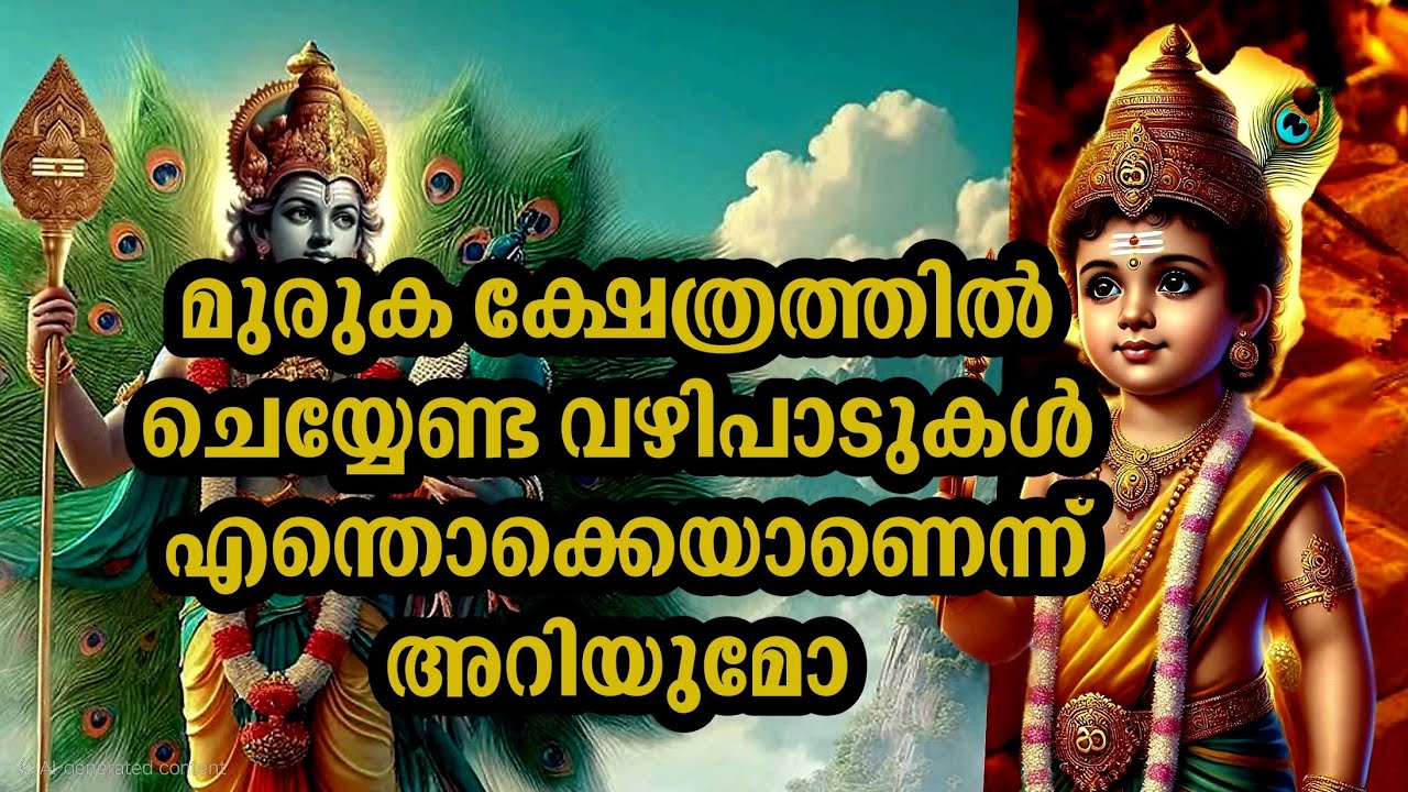 മുരുക ക്ഷേത്രത്തിൽ ചെയ്യേണ്ട വഴിപാടുകൾ | #murugan #hindureligion #malayalam #palani #viralvideo