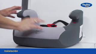 Instalación Alzador Ergonómico Automóvil BW-747 (BC900B) Grupo 3 Baby Way