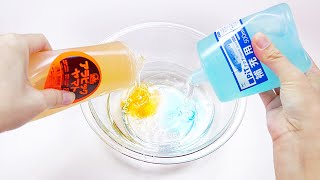 【ASMR】Add 6 kinds of liquid glue to make the best slime 最高の液体のりを混ぜて作ったスライムって最強なんじゃね？【音フェチ】