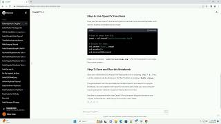 pip install opencv jupyter notebook
