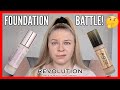 REVOLUTION CONCEAL & HYDRATE VS CONCEAL & GLOW! 🤔 FOUNDATION BATTLE | makeupwithalixkate