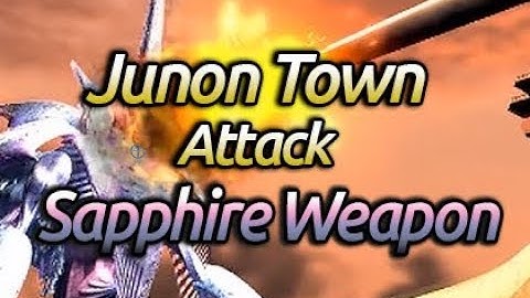 Final Fantasy VII - Junon Town Attacked Sapphire Weapon
