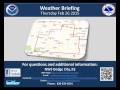 Weather Briefing (Feb. 26, 3pm)