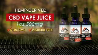Hemp Derived CBD Vape Juice 1oz 500 mg