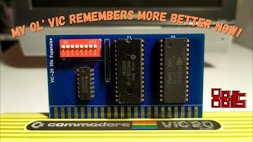 Taking a look at my new Commodore VIC 20 35k memory expansion and some expanded memory gaming