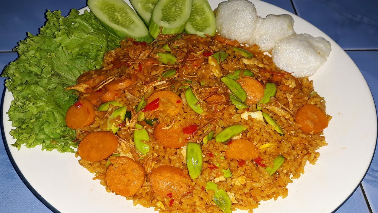  Cara  Membuat  Nasi  Goreng  Pete Enak  YouTube