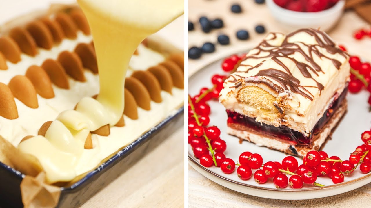 Ciasto góra lodowa w nowym, owocowym wydaniu. Imponujący deser na bazie herbatników