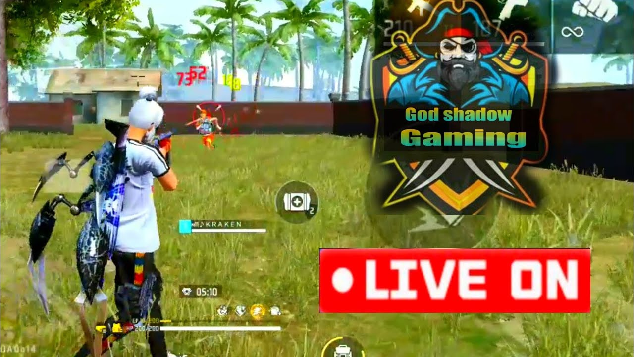 Godshadow Das Official LIVE ON Free Fire Solo Vs Squad