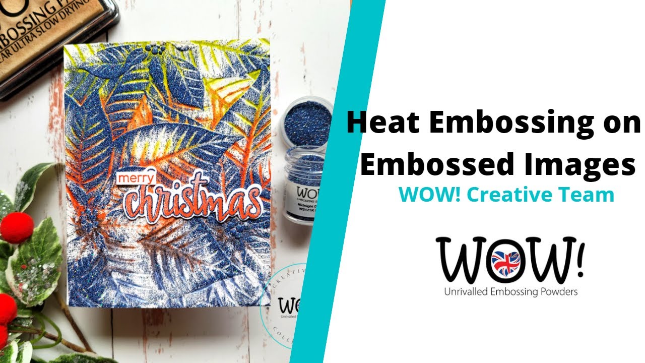 Adding Color and Shine to 3D Embossing Folders - YouTube