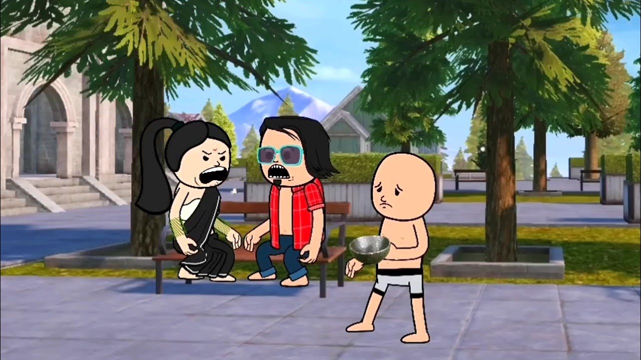 বাবু তিন মাসে চাকরি পেয়ে যাবো | পাদু বাবার আশীর্বাদ | Bangla Cartoon Funny Video | Futo Funny Video