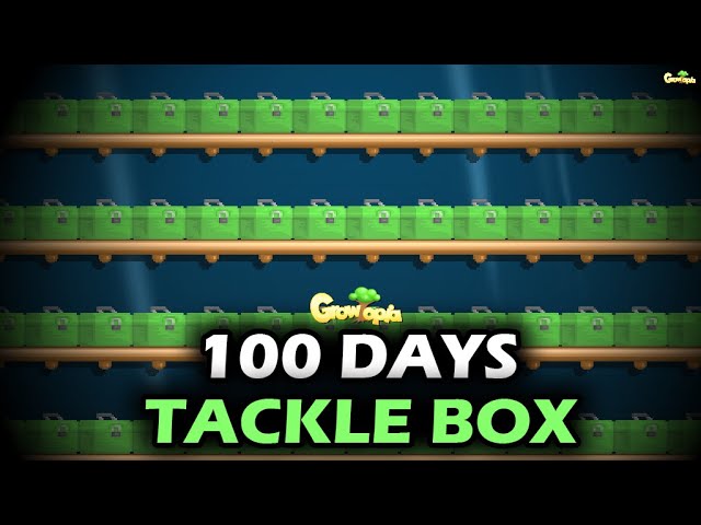 100 DAYS for Harvesting TACKLE BOX!