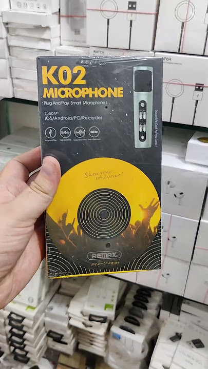 Remax K02 Microphone #remax #youtube #hallroad