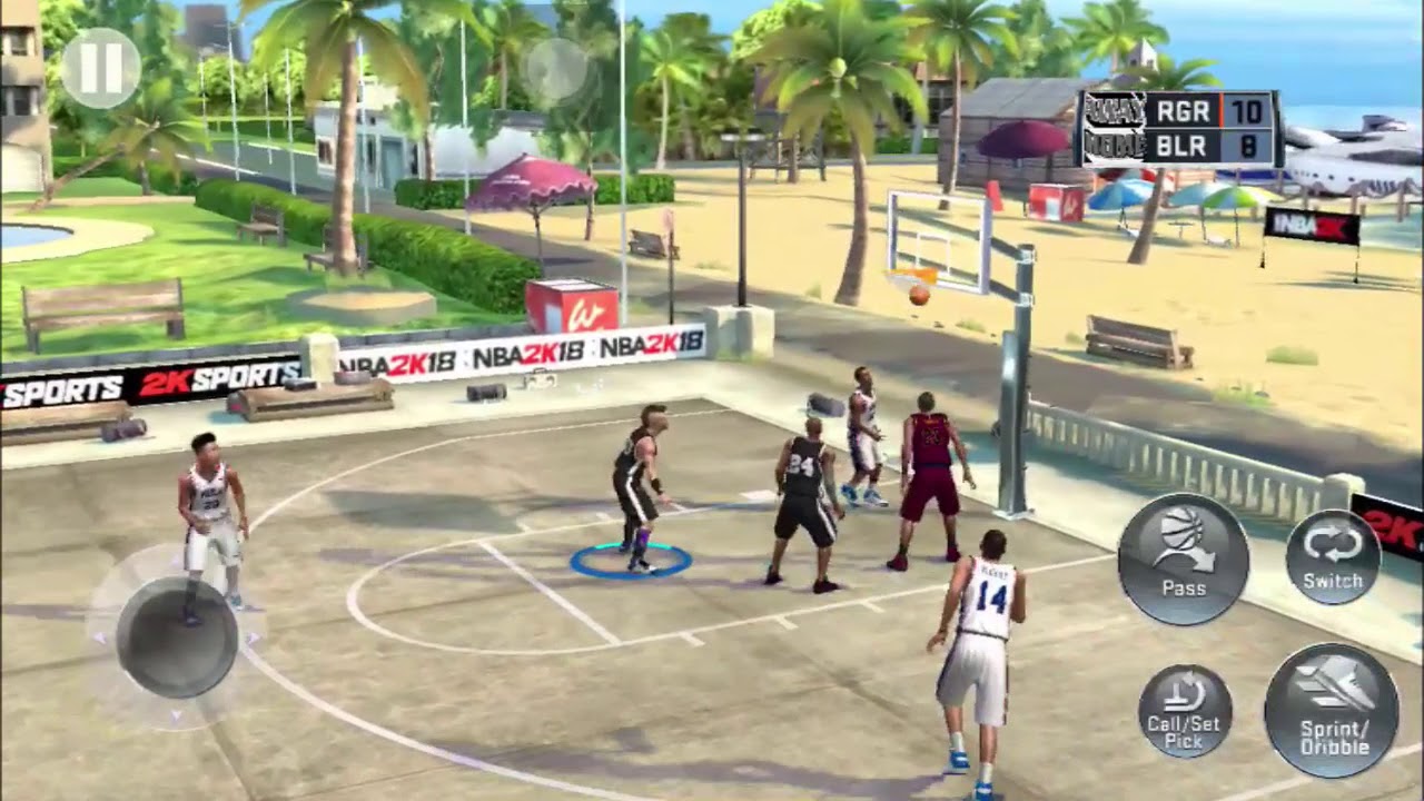 NBA 2K18 Game Play Blacktop 11 YouTube