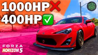 How to Build Cars for BEST HANDLING in Forza Horizon 5 (Beginners Guide)