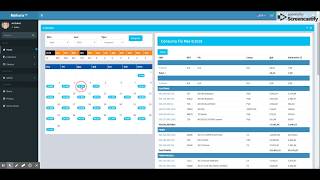 Web2py Dashboard based on Calendar