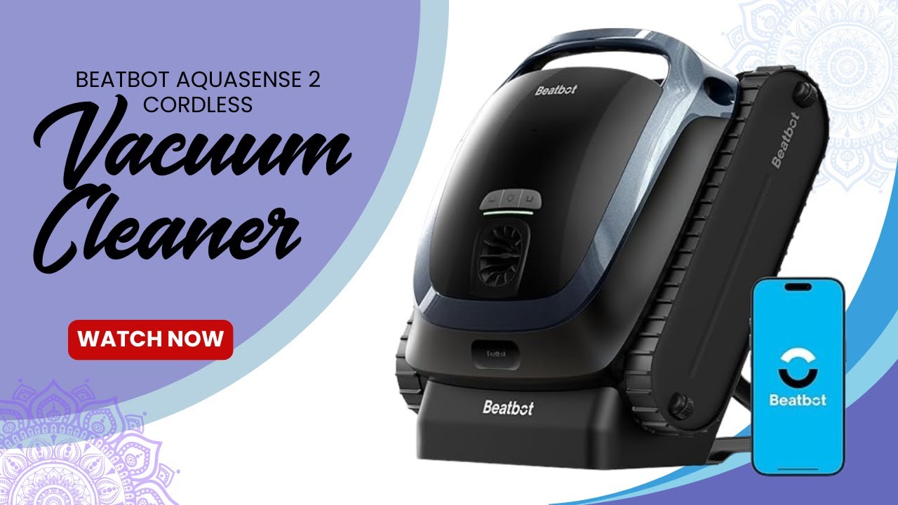 Beatbot AquaSense 2 Cordless Robotic Pool Vacuum Cleaner | Smart Surface Parking