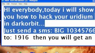 Darkorbit uridium hack 100% works