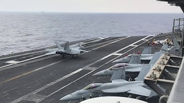 FA-18 “Traps” on USS Carl Vinson (CVN-70)