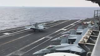 FA-18 “Traps” on USS Carl Vinson (CVN-70)