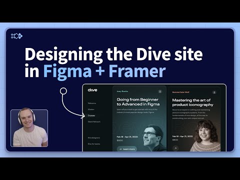 Designing the new Dive website in Figma + Framer