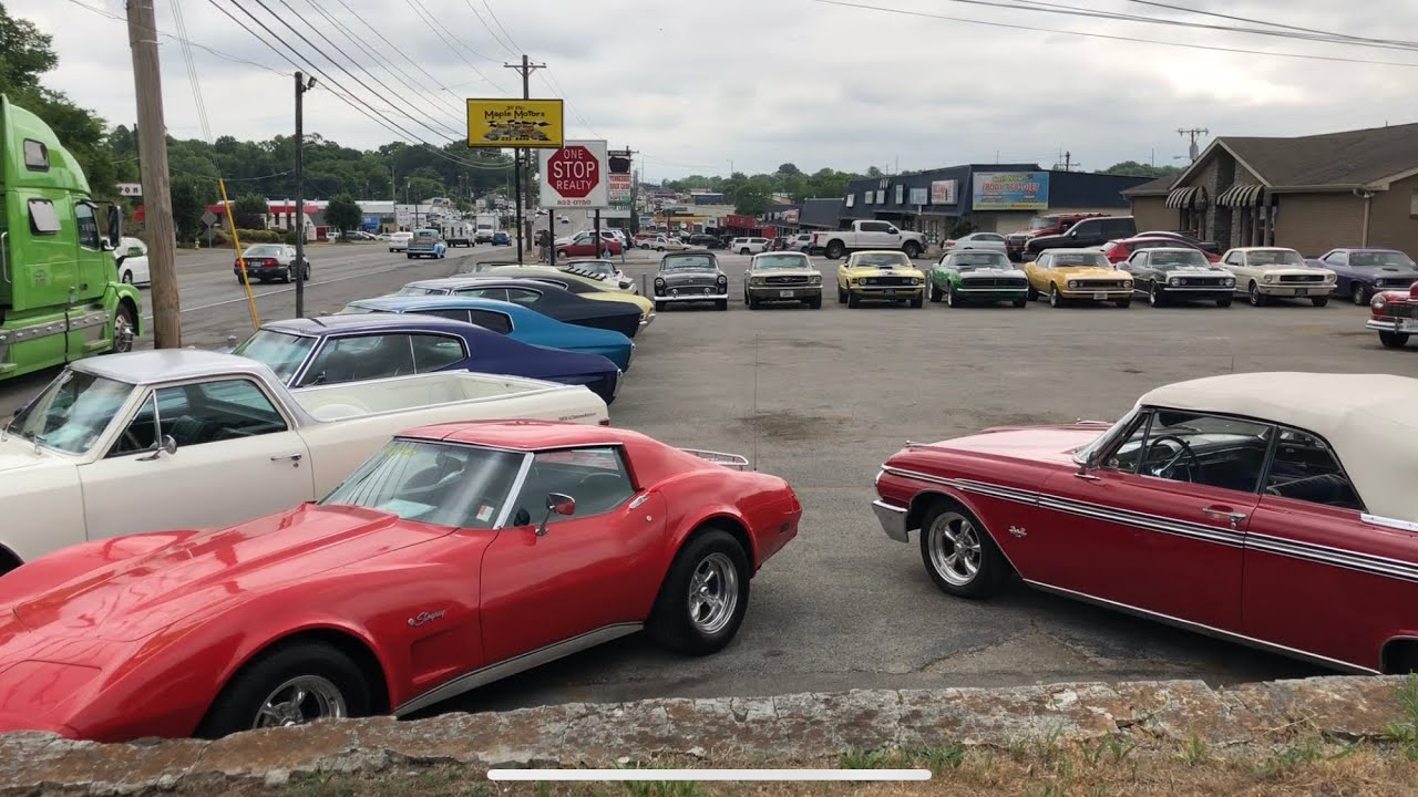 American Muscle Car Lot “Full Walk” Maple Motors 6/6/19 YouTube